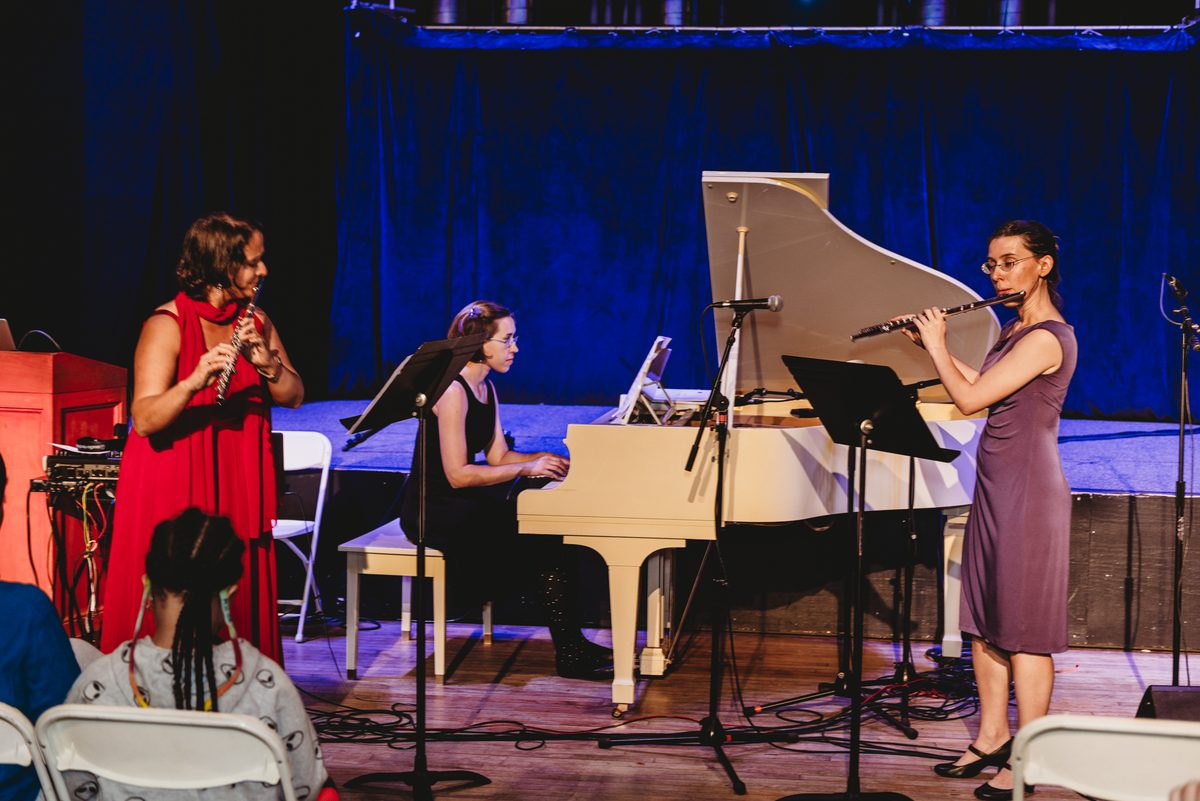 Chamber music performance at Multiverse Concert Series